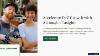 D2C E-Commerce Solutions – CommercEngine Direct-to-Customer Platform