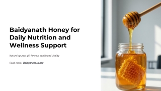 Baidyanath Honey for Daily Nutrition and Wellness Support