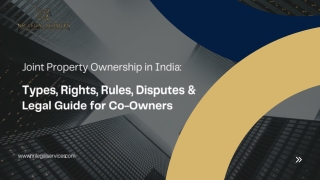Joint Property Ownership in India