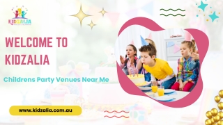 Childrens Party Venues Near Me