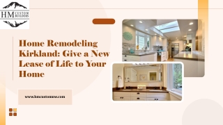 Home Remodeling Kirkland