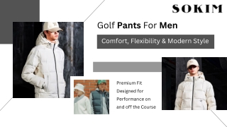 GOLF PANTS FOR MEN – COMFORT, FLEXIBILITY & MODERN STYLE