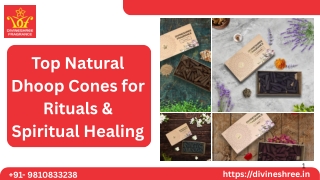 Top Natural Dhoop Cones for Rituals & Spiritual Healing