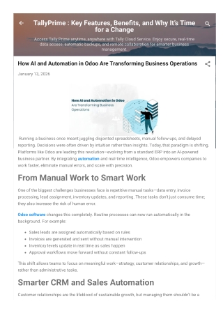 Automation& odoo