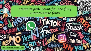 Letras Diferentes – Transform Your Text with Stylish Fonts