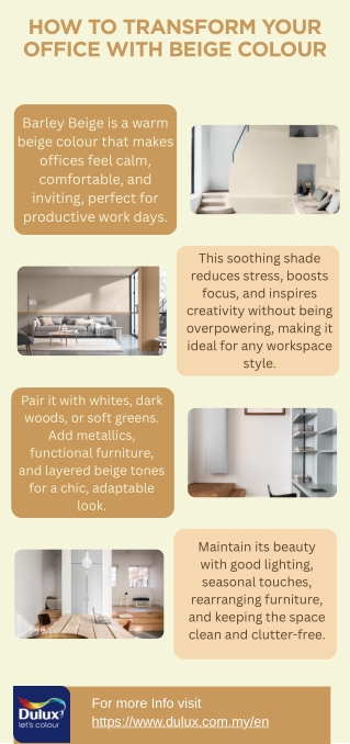 How to Transform Your Office with Beige Colour