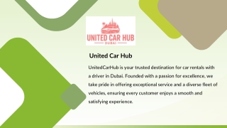 Cheap Car Rental Dubai Monthly  Low Rates & Easy Booking – unitedcarhub.com