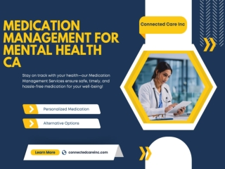 Medication Management for Mental Health CA