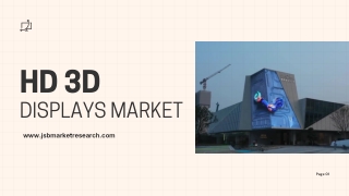 Glasses-Free HD 3D Displays Market  Global Trends, Growth & Opportunities