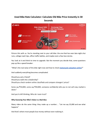 Used Bike Rate Calculator_ Calculate Old Bike Price Instantly in 30 Seconds