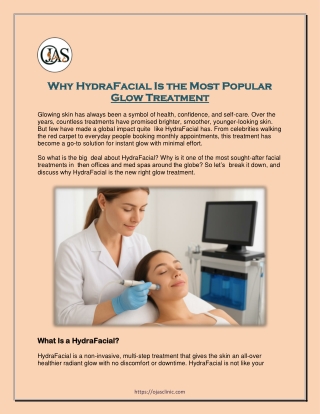Why HydraFacial Is the Most Popular Glow Treatment