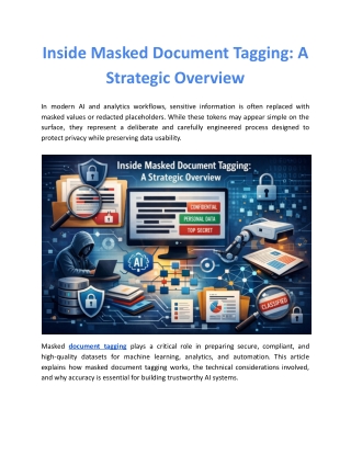 Inside Masked Document Tagging: A Strategic Overview