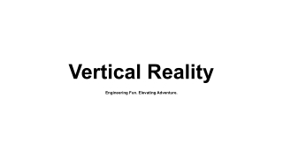 Vertical Reality | Interactive Amusement Ride Manufacturer USA