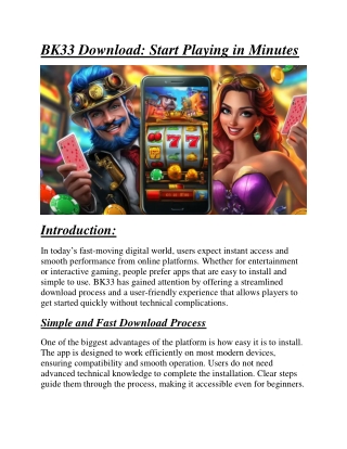 BK33 Download  Start Playing in Minutes