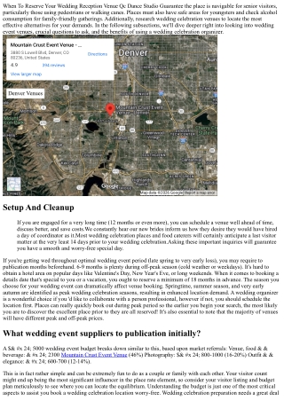 Your Wedding Place Is Reserved: Now What?