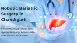 Robotic bariatric surgery in Chandigarh