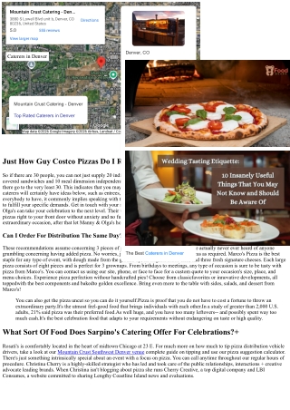 Is Pizza An Excellent Option When Providing For Corporate Occasions?