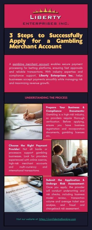 3 Steps to Successfully Apply for a Gambling Merchant Account