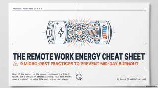 9 Micro-Rest Practices to Prevent Mid-Day Remote Burnout
