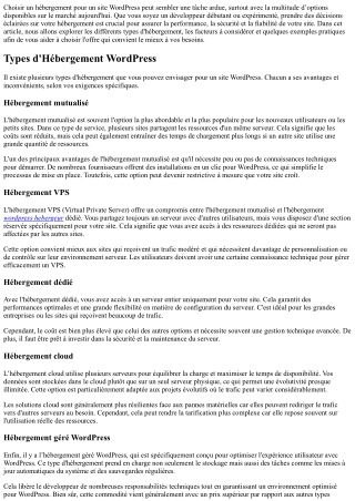 Le Guide Du Développeur Pour Choisir Son Offre D’hébergement Wordpress!