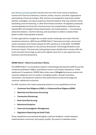 Anti-Money Laundering (AML)