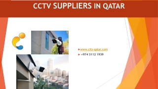 CCTV SUPPLIERS IN QATAR