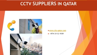 CCTV SUPPLIERS IN QATAR
