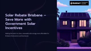 Solar Rebate Brisbane – Save More with Government Solar Incentives