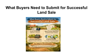 What Buyers Need to Submit for Successful Land Sale