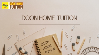 Home Tuition in Rishikesh Expert Teachers at Your Doorstep