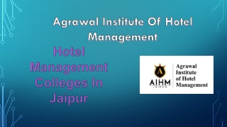 Hotel Management Colleges In Jaipur (8)