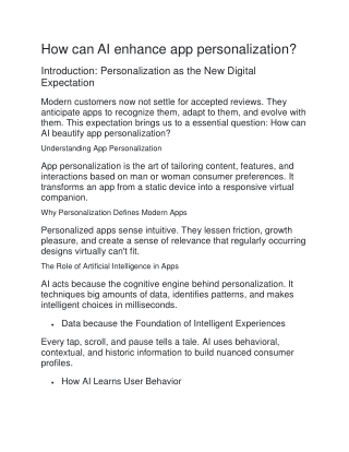 howcanaienhanceapppersonalization