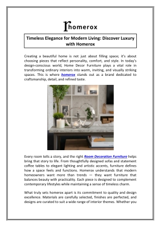 Home Decor Items Online - Royal Decor Luxury Furniture