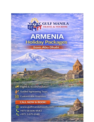 Affordable Armenia Holiday Packages for Filipinos