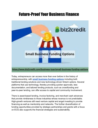 Future-Proof Your Business Finance