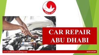 CAR REPAIR ABU DHABI