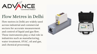 Flow Meters in Delhi | Advance Equipment