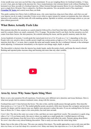 Botox Pain Level: Does Botox Hurt and How to Make It Easier?