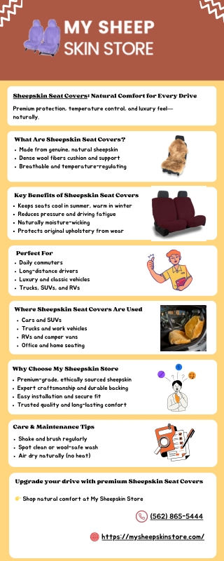 Sheepskin Seat Covers