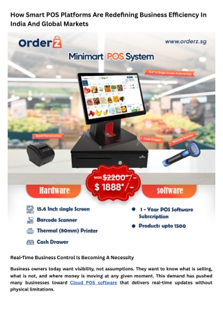Retail POS billing software
