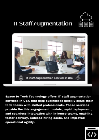 IT Staff Augmentation Services in USA – Flexible Talent Solutions