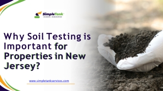 Professional Soil Testing Service in NJ