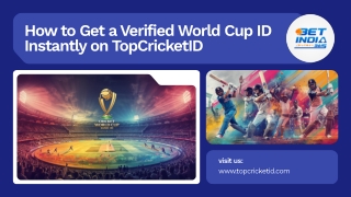 How to Get a Verified World Cup ID Instantly on TopCricketID