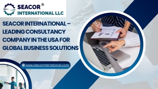 Seacor International – Leading Consultancy Company in the USA for Global Business Solutions