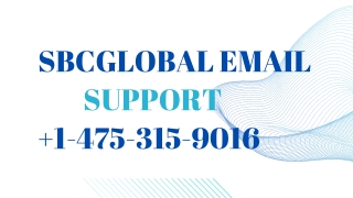 SBCGlobal.net Email Login Problems? Here's How to Fix Them Quickly +1–475–315–9016