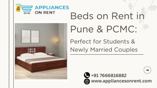 Beds on rent in Pune & PCMC: Perfect for students and Newly married couples.