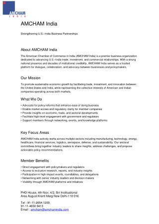 AMCHAM_India_Overview