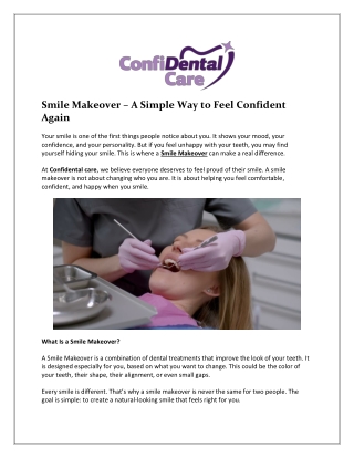 Smile Makeover Bromley: Transform Your Perfect Smile