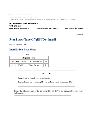 Caterpillar Cat CS79B Vibratory Soil Compactor (Prefix CM7) Service Repair Manual Instant Download (CM700001 and up)