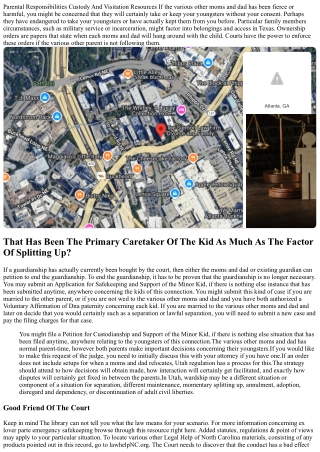 Kid Safekeeping And Parent-time